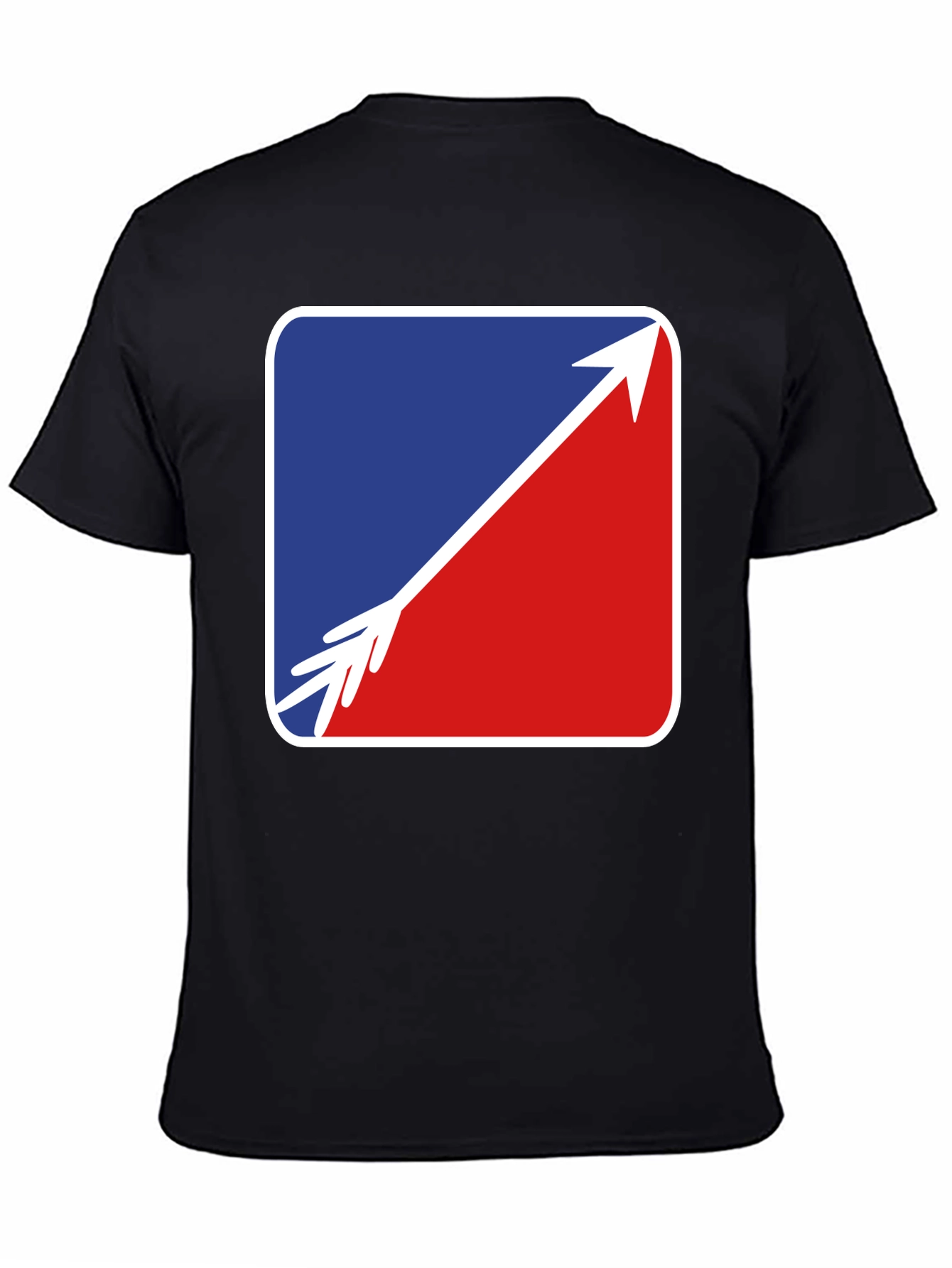 Arrow Graphic Tee - Stylish Black Casual Shirt