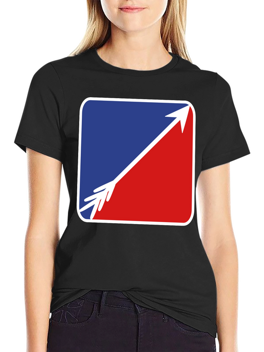 Arrow Graphic Tee - Stylish Black Casual Shirt