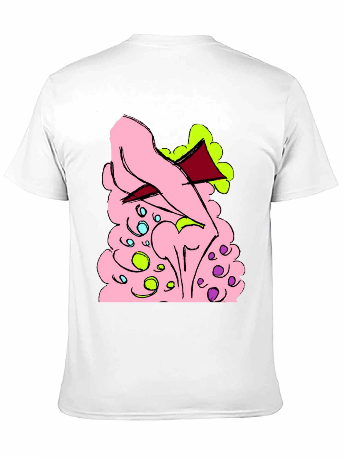 Cartoon Style Graphic T-Shirt