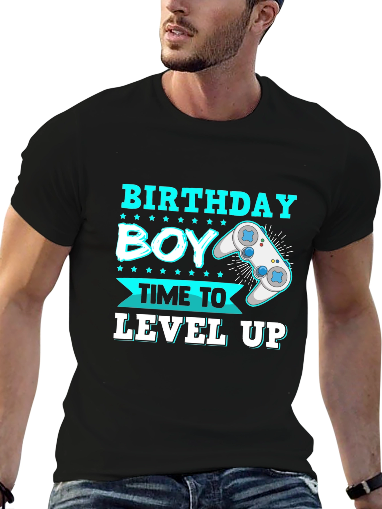 Birthday Boy Level Up Gamer T-Shirt