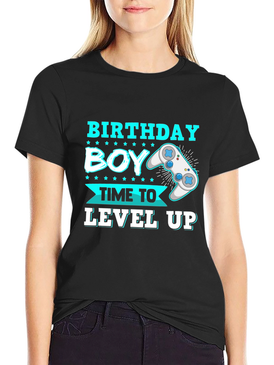 Birthday Boy Level Up Gamer T-Shirt