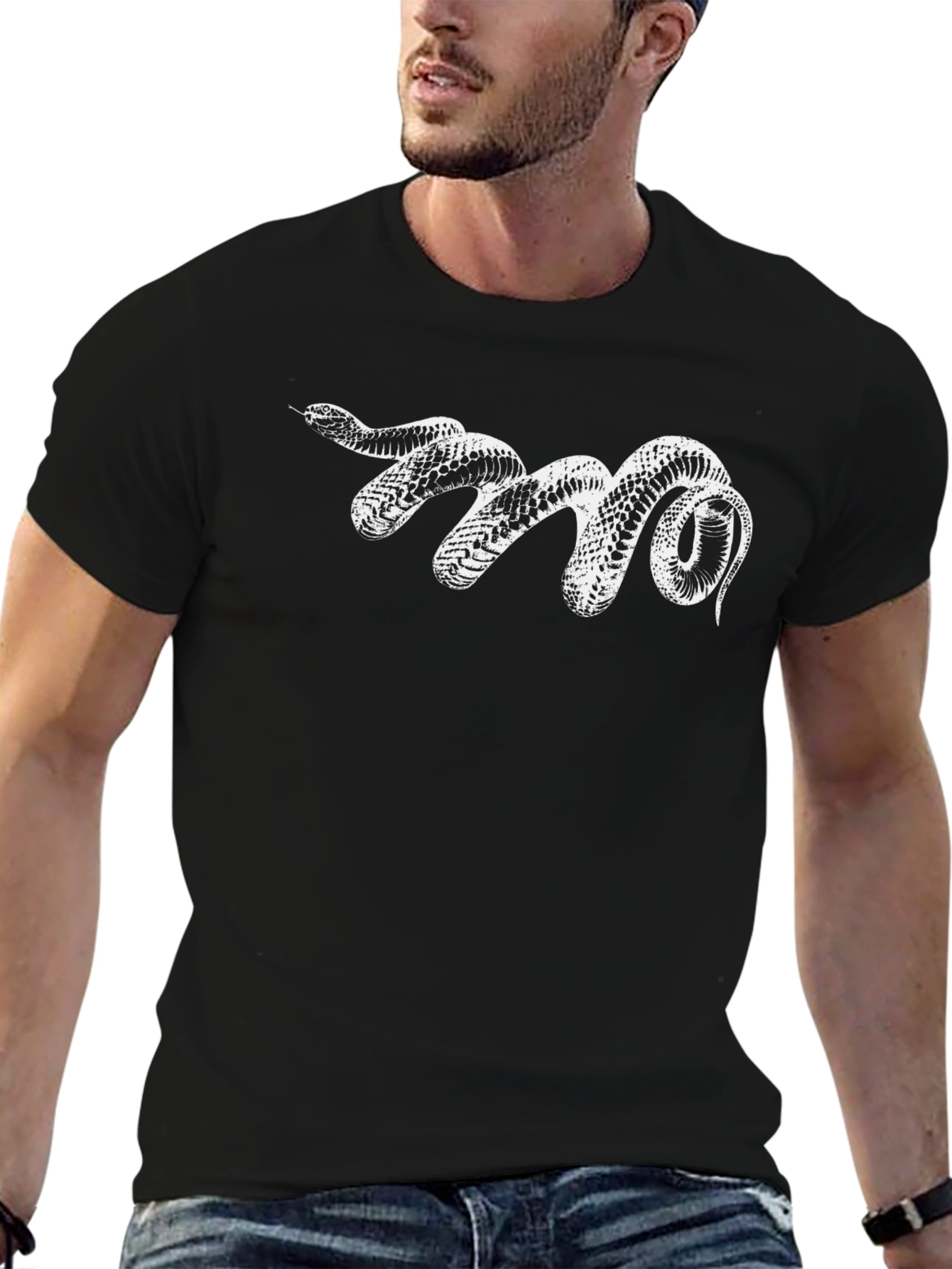 Snake Graphic T-Shirt - Cool Serpent Design