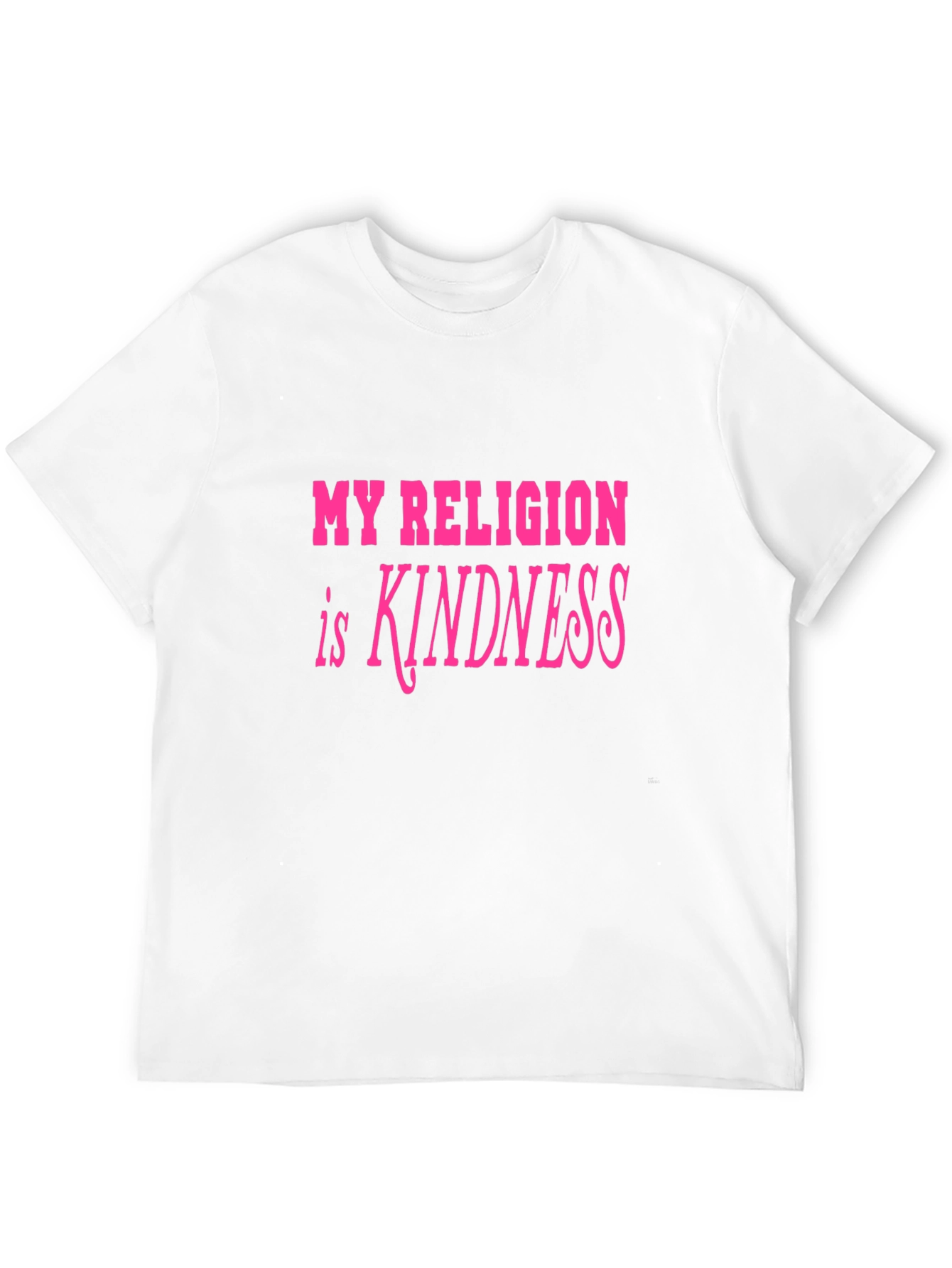 Kindness Religion Graphic Tee - Black