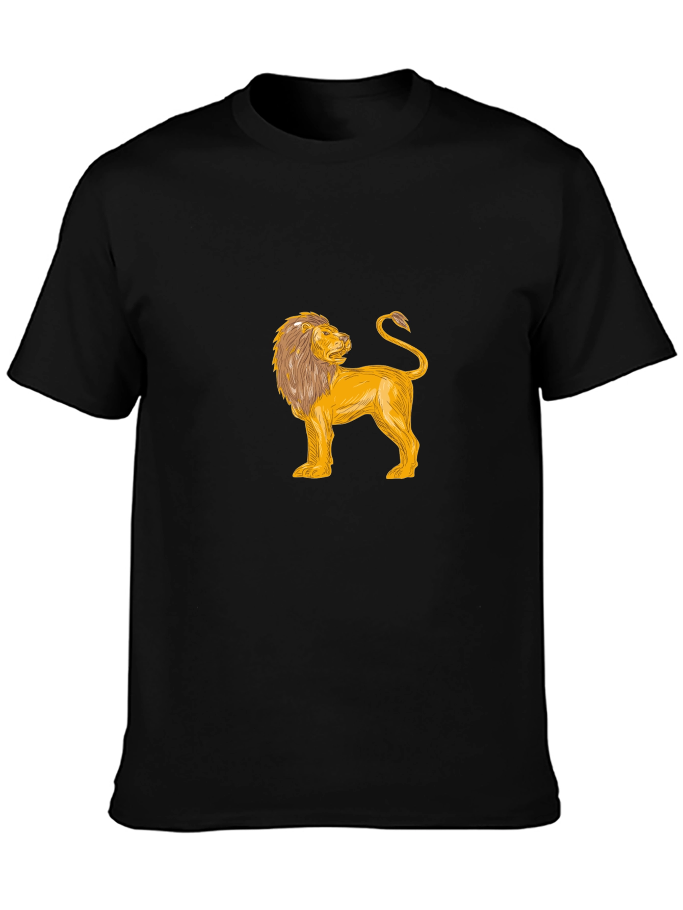 Black Lion Graphic Tee - Bold Style