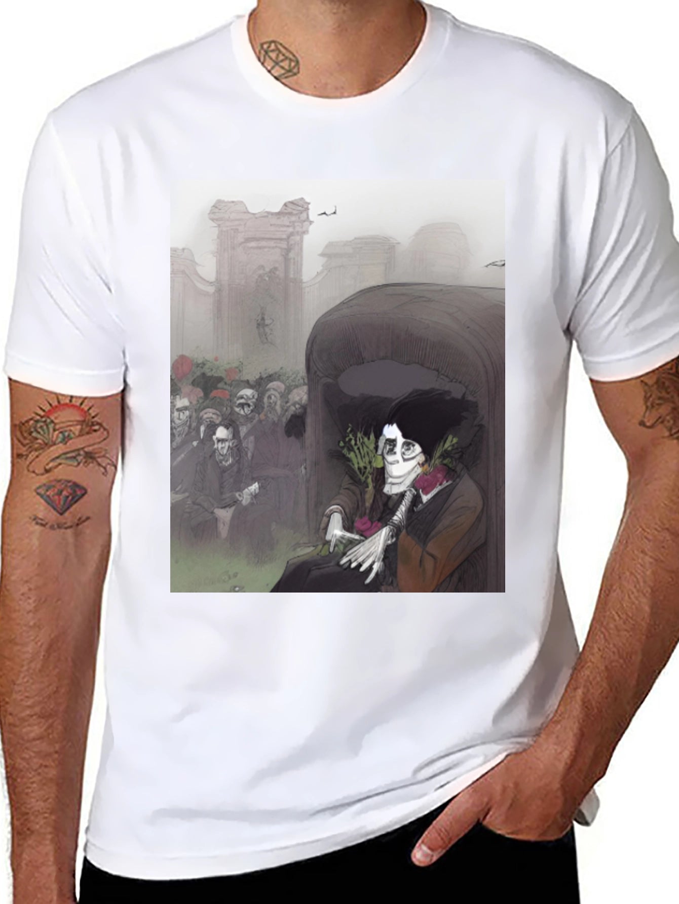 Gothic Skeleton T-Shirt