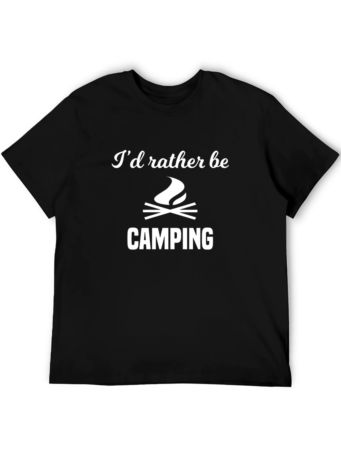 Camping T-Shirt - Id Rather Be Camping Tee