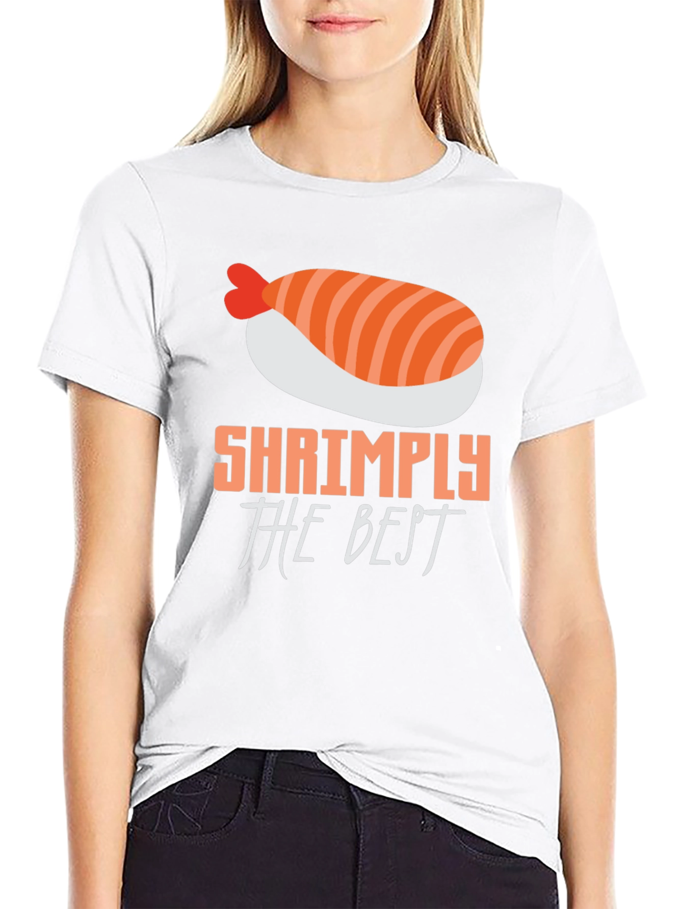 Shrimply The Best T-Shirt - Sushi Lover Tee