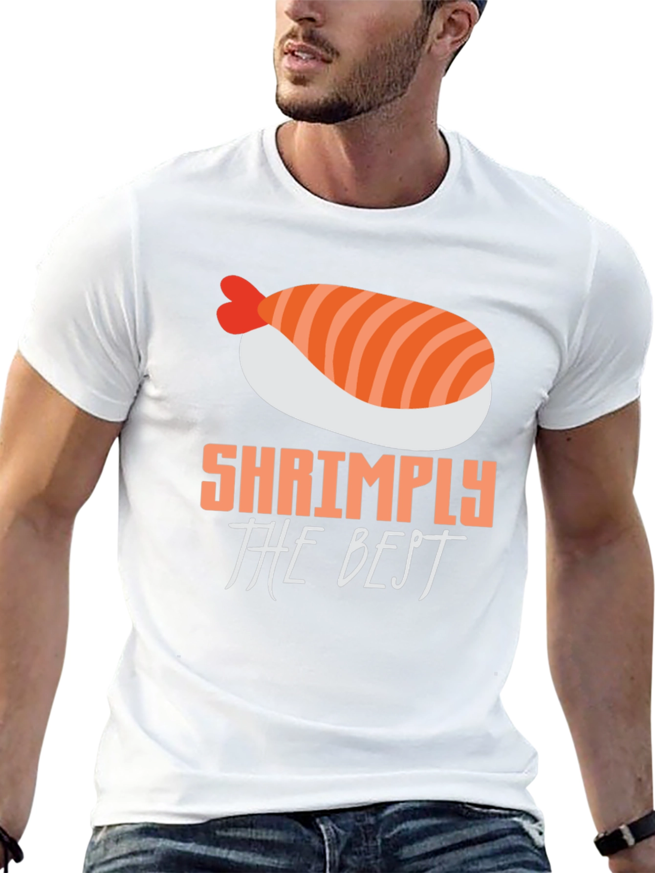 Shrimply The Best T-Shirt - Sushi Lover Tee