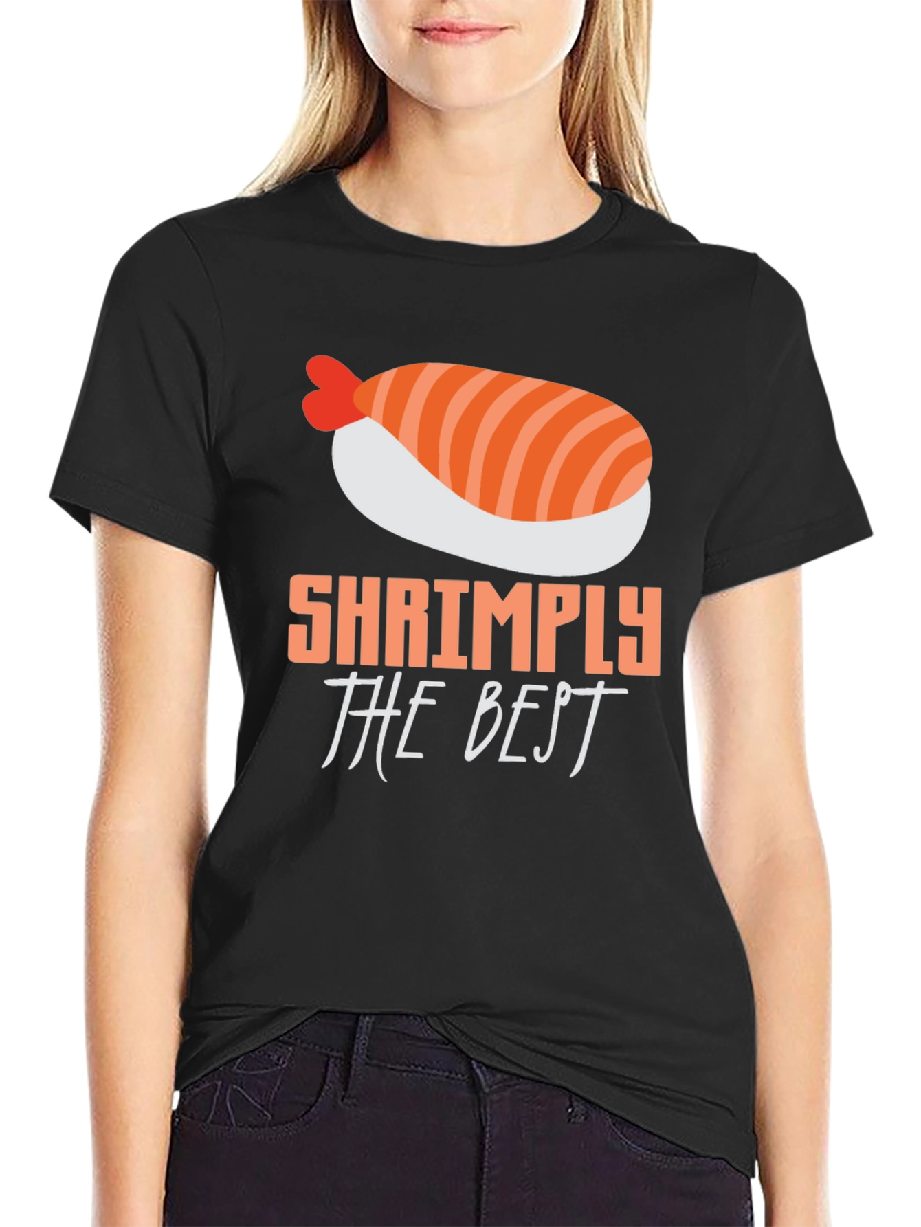 Shrimply The Best T-Shirt - Sushi Lover Tee