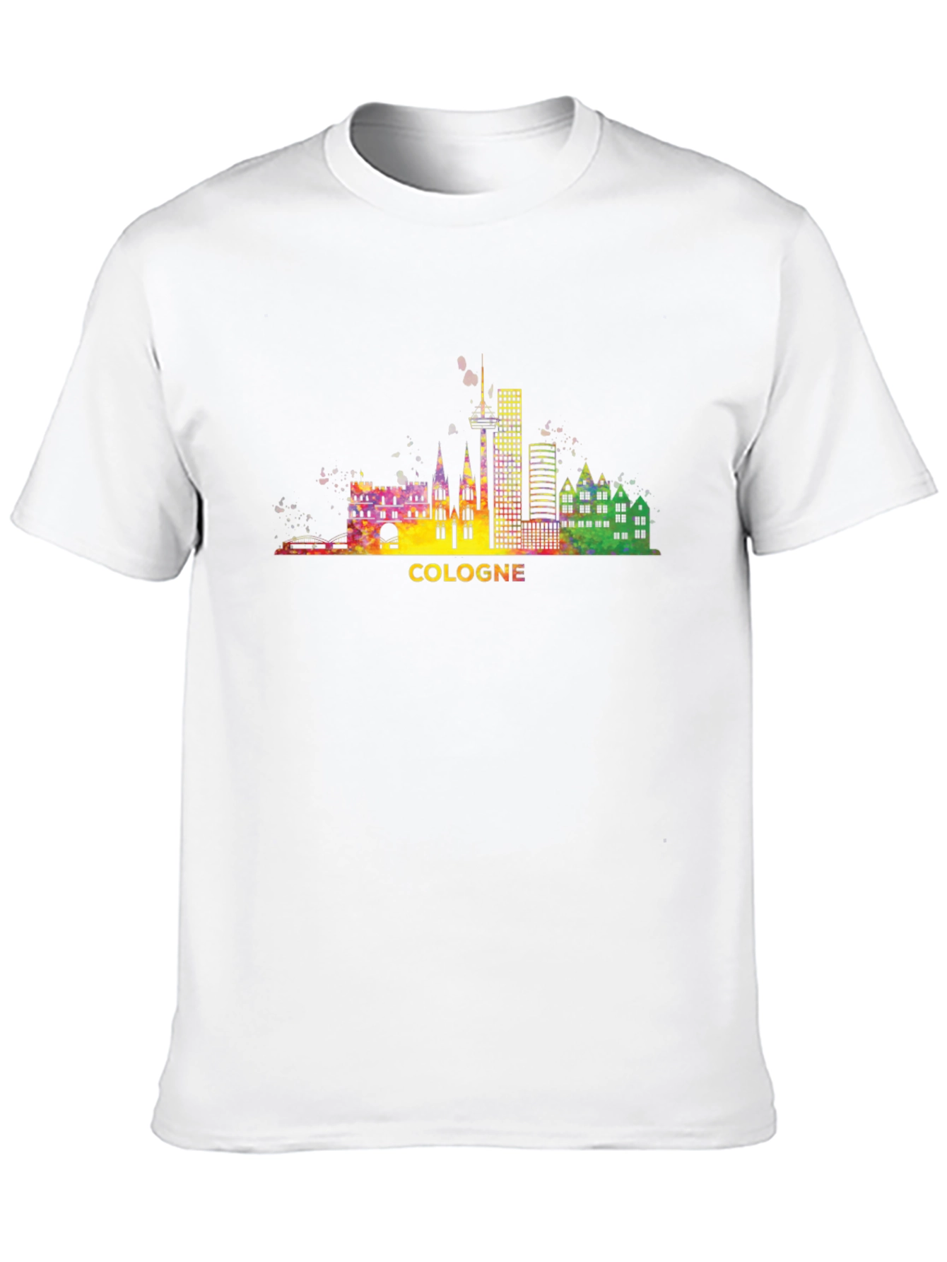 Cologne Germany Skyline T-Shirt - Vibrant Cityscape Design