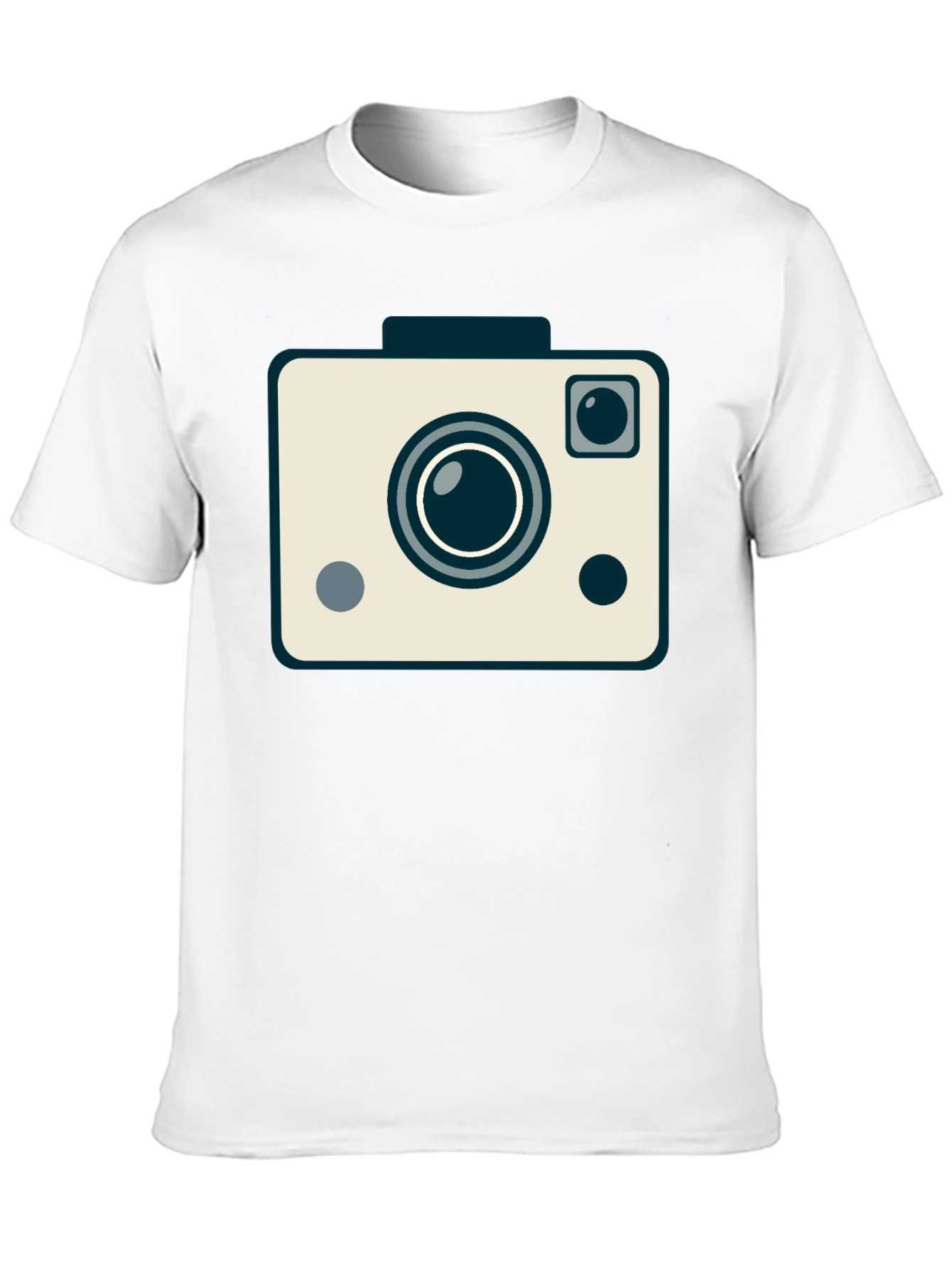 Retro Camera Graphic Tee - Classic Photographer Style Shirt