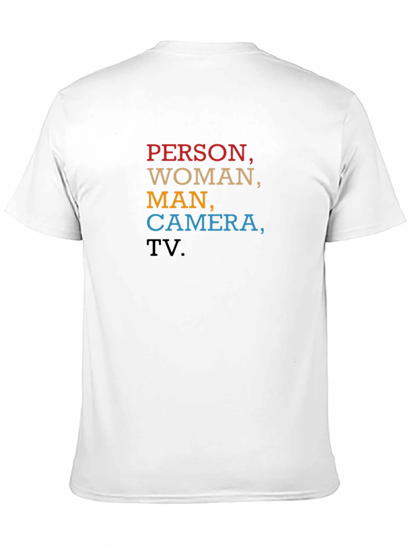 Person Woman Man Camera TV T-Shirt