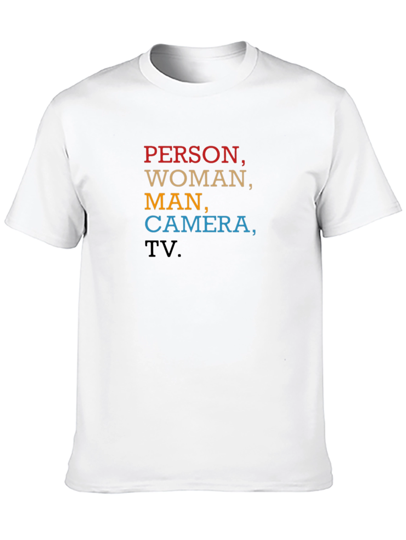 Person Woman Man Camera TV T-Shirt
