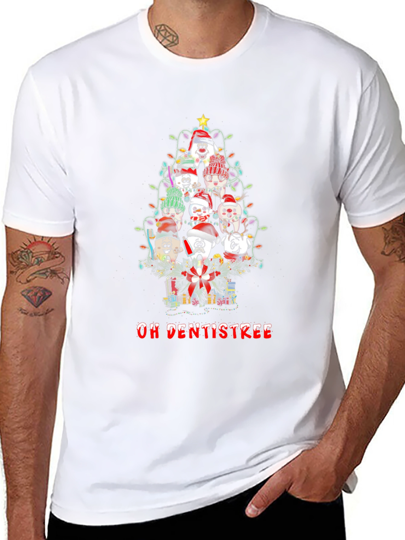 Oh Dentistree T-Shirt - Holiday Dental Christmas Tree