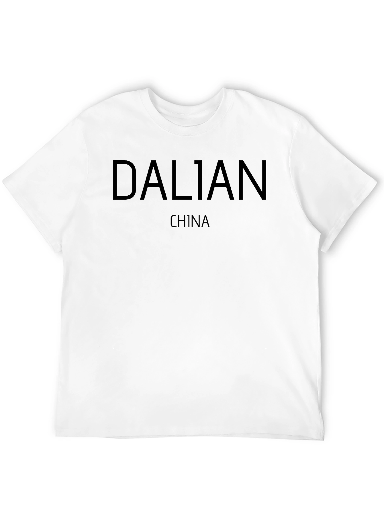 Dalian China Black Graphic Tee