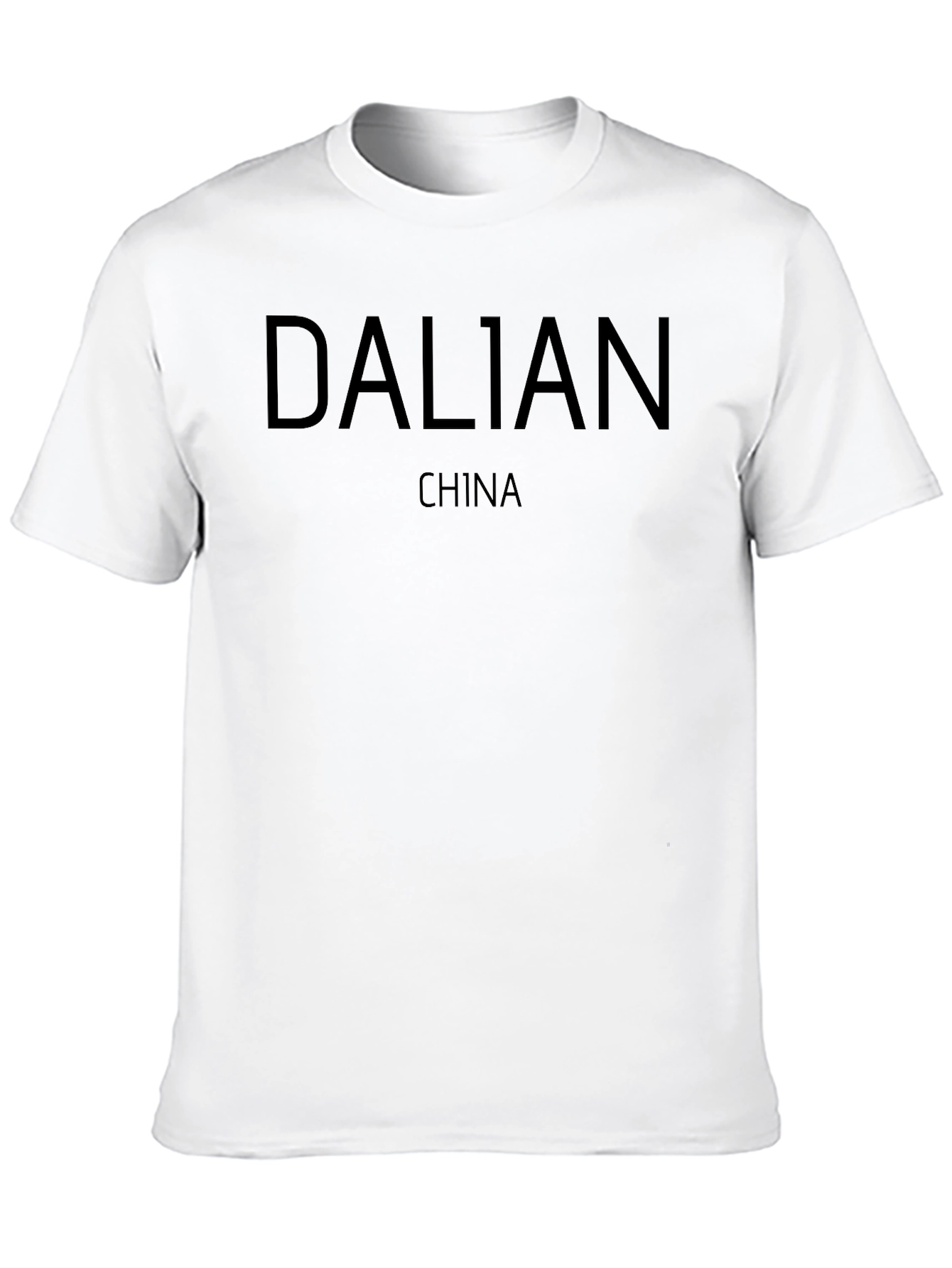 Dalian China Black Graphic Tee
