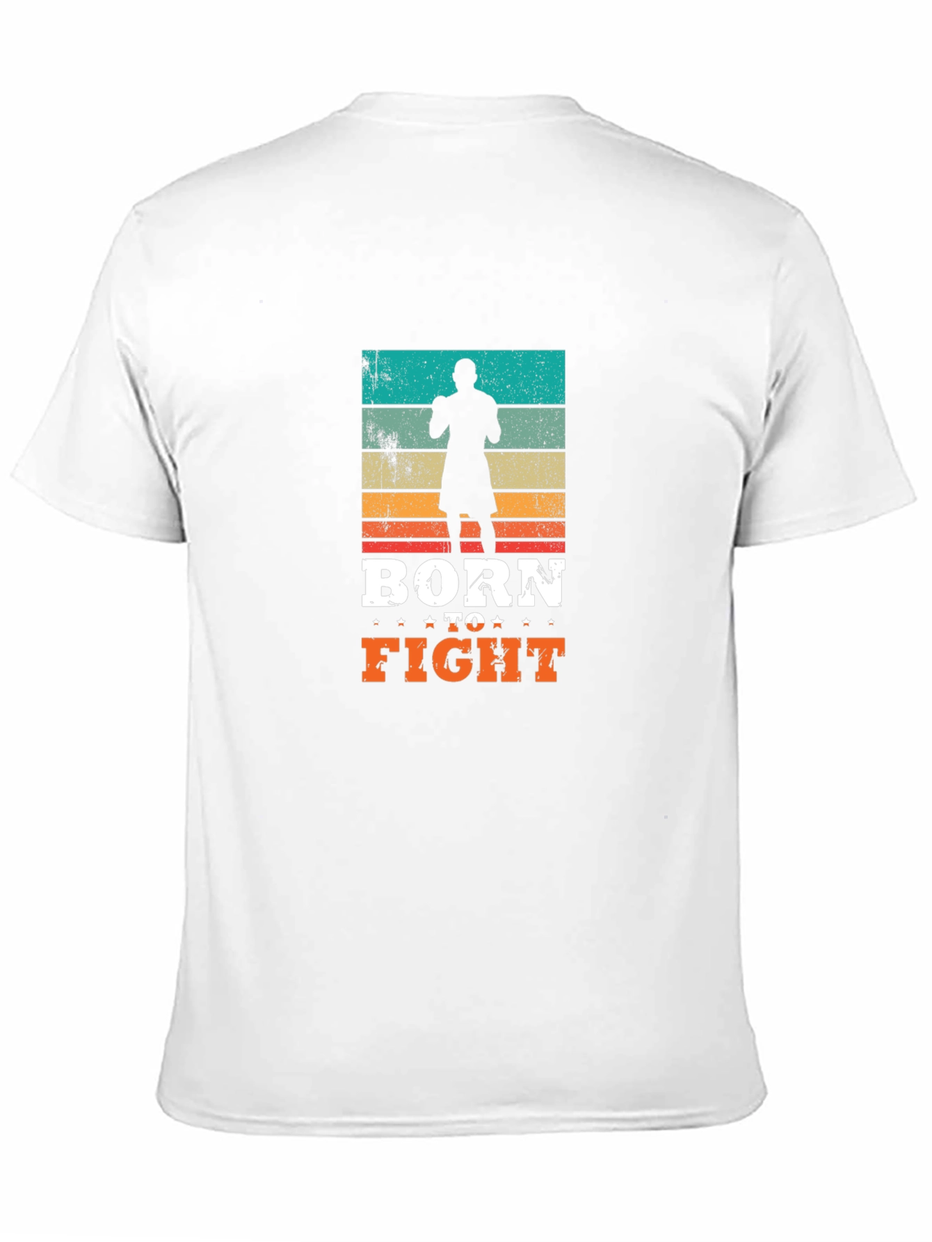 Born to Fight Retro Graphic T-Shirt