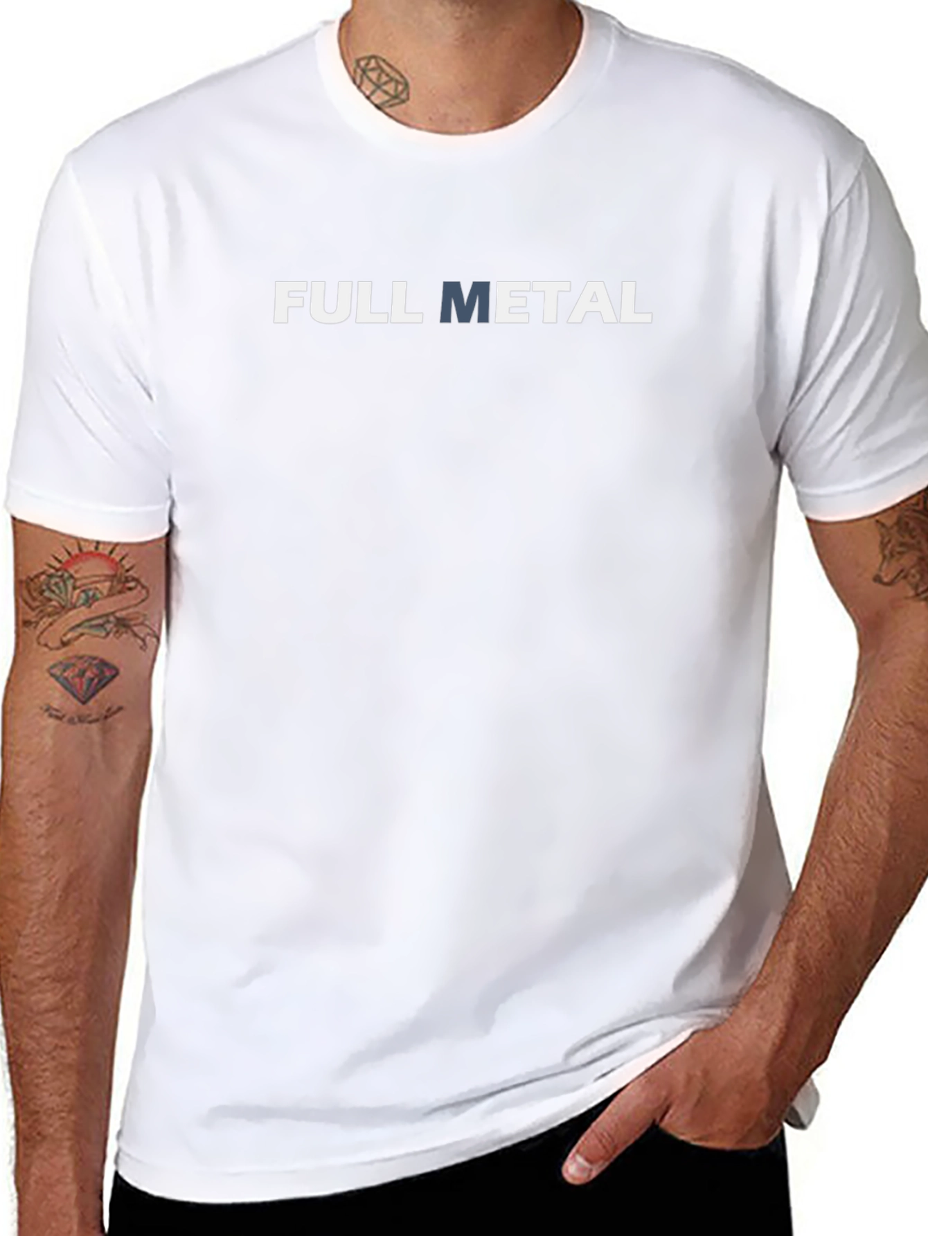 Full Metal Graphic Tee - Modern Style