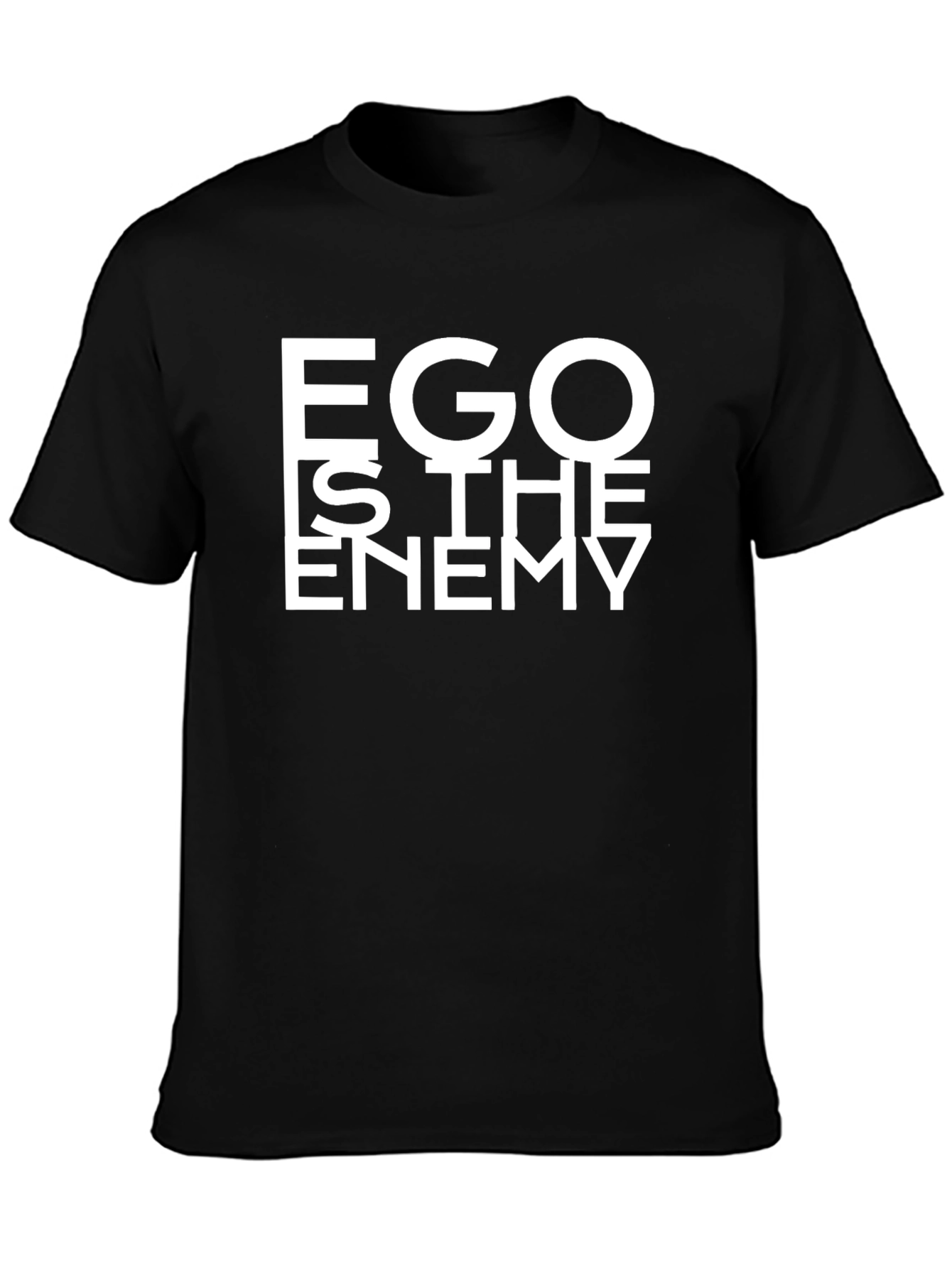 Ego Is The Enemy Graphic T-Shirt - Black