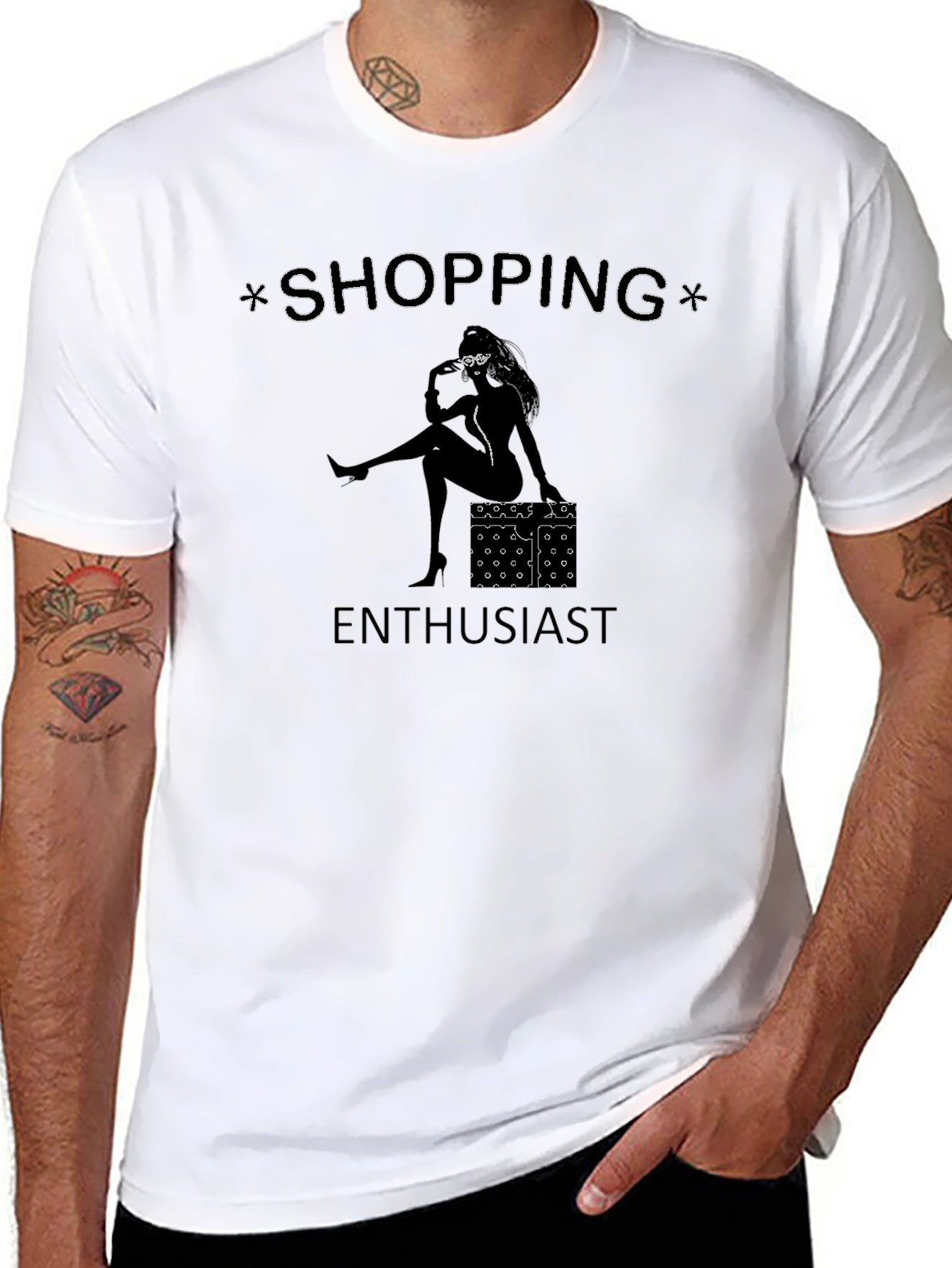 Shopping Enthusiast Graphic Tee