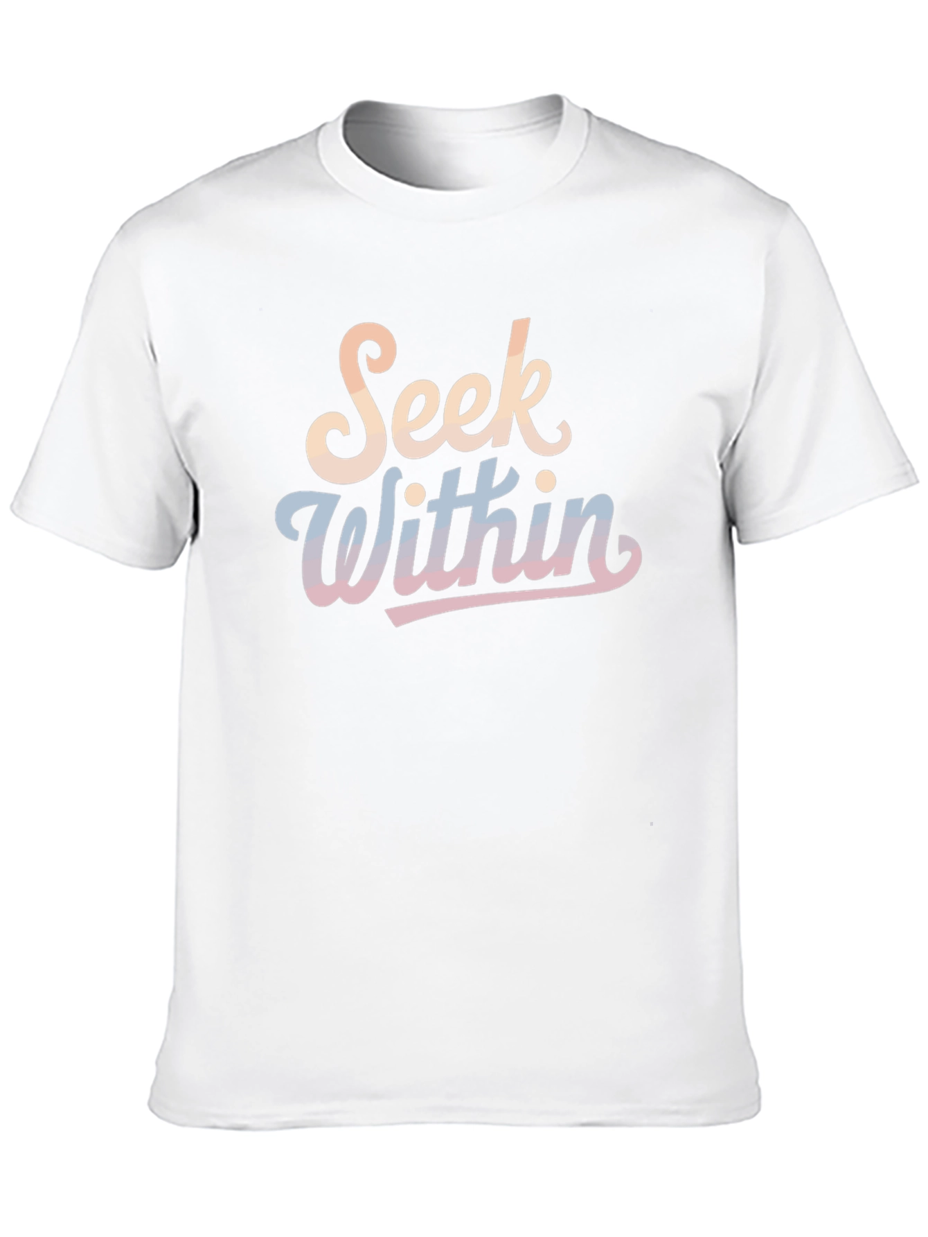 Seek Within Graphic T-Shirt - Black Crew Neck Tee