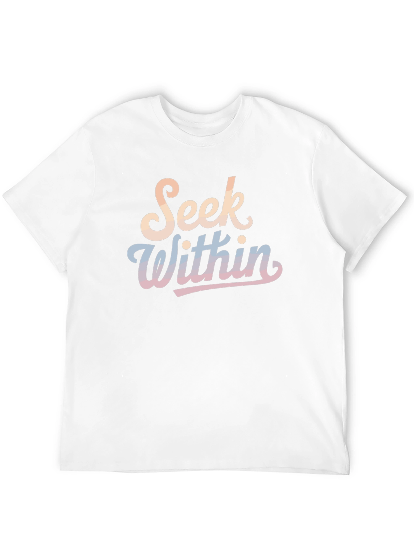 Seek Within Graphic T-Shirt - Black Crew Neck Tee