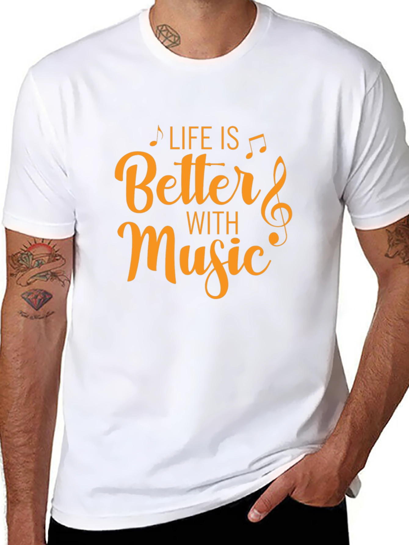 Life is Better with Music Graphic T-Shirt
