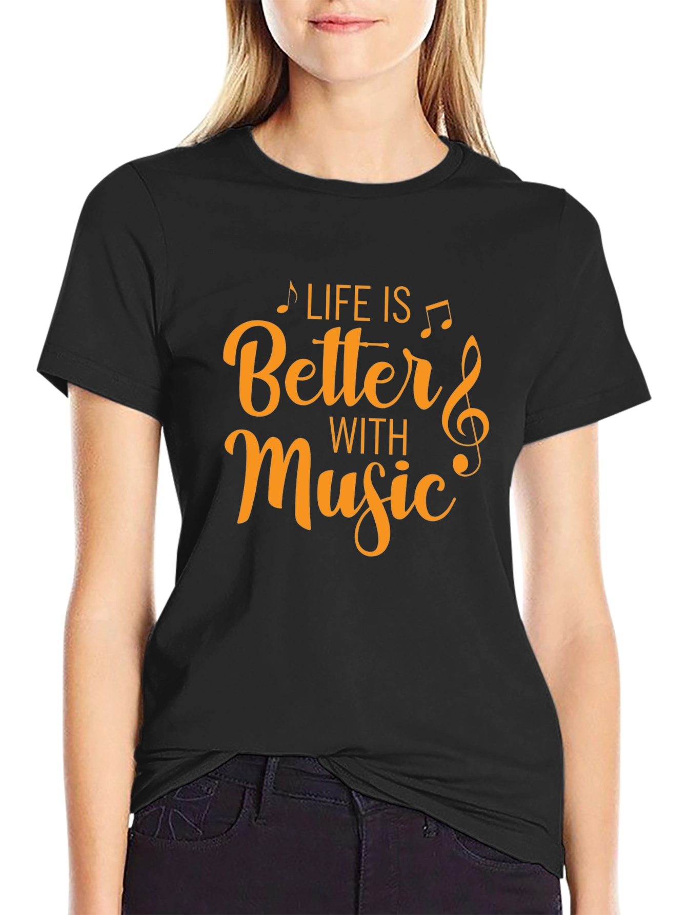 Life is Better with Music Graphic T-Shirt