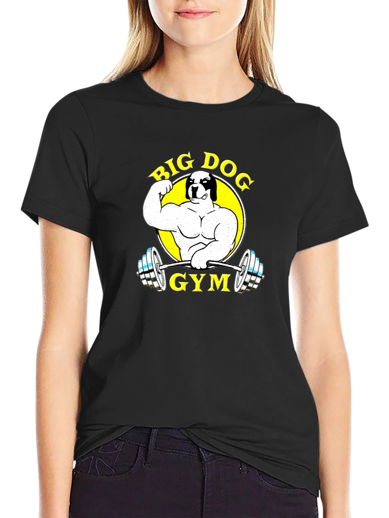 Big Dog Gym Black T-Shirt