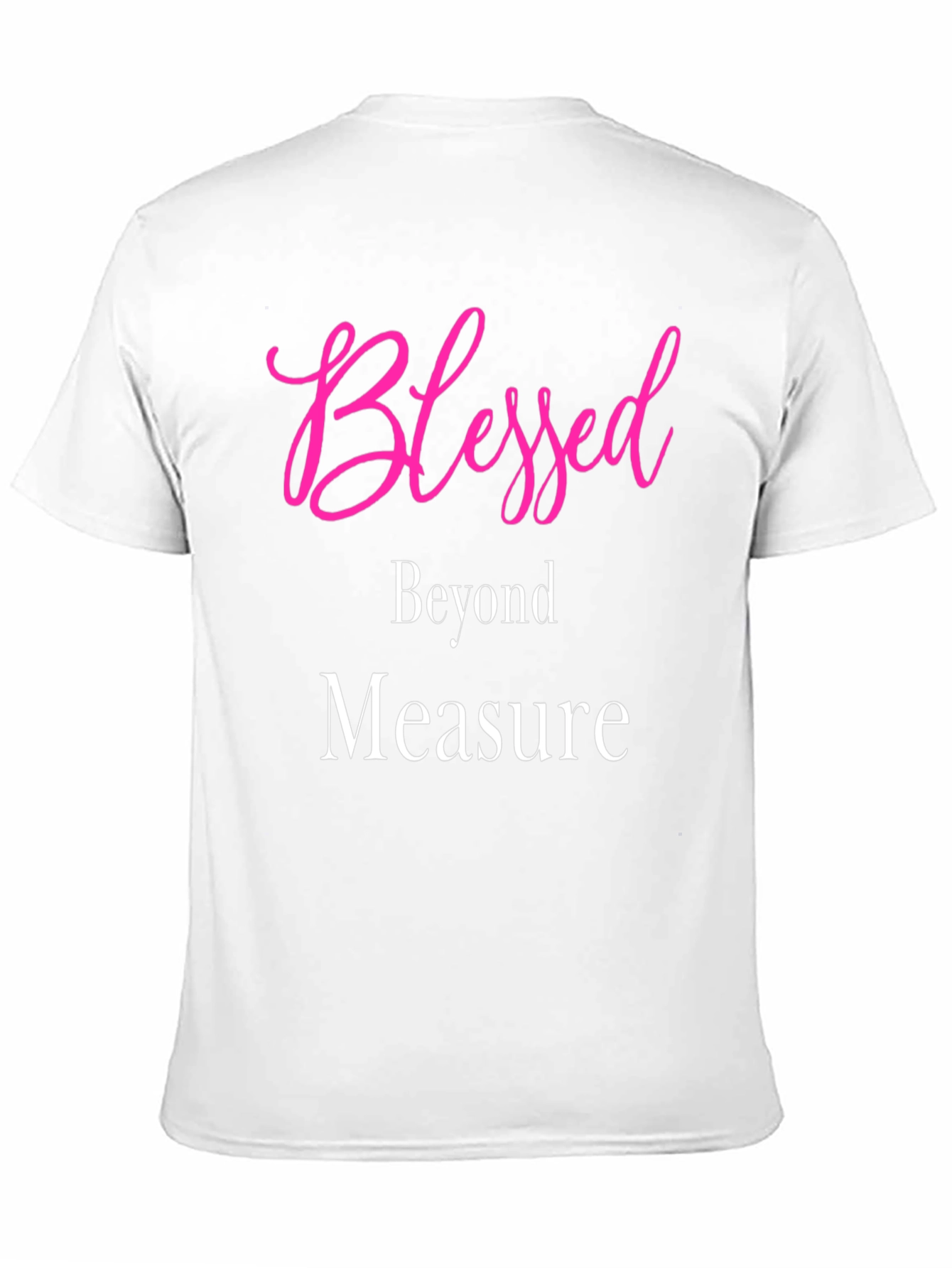 Blessed Beyond Measure Graphic Tee - Stylish Black T-Shirt