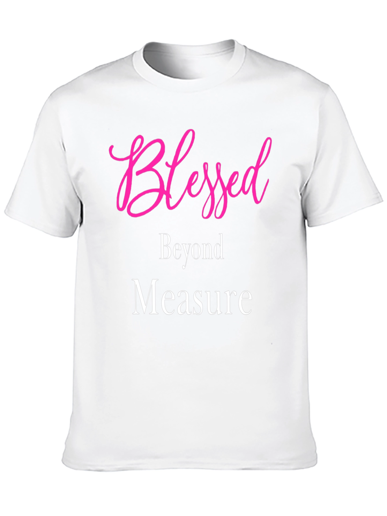 Blessed Beyond Measure Graphic Tee - Stylish Black T-Shirt