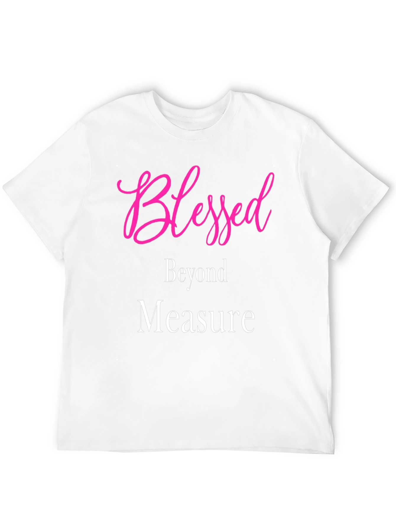 Blessed Beyond Measure Graphic Tee - Stylish Black T-Shirt