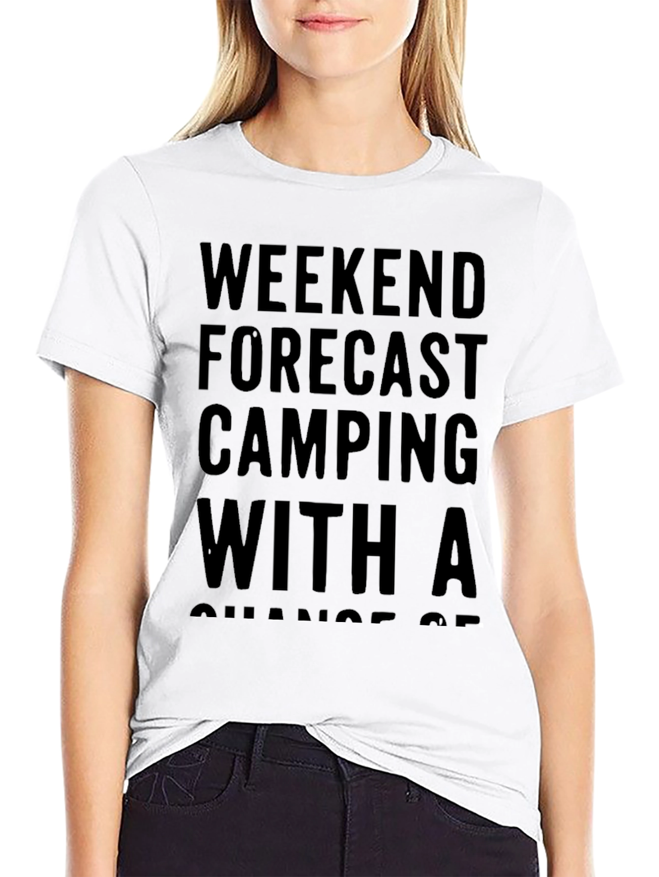Camping Forecast Graphic Tee