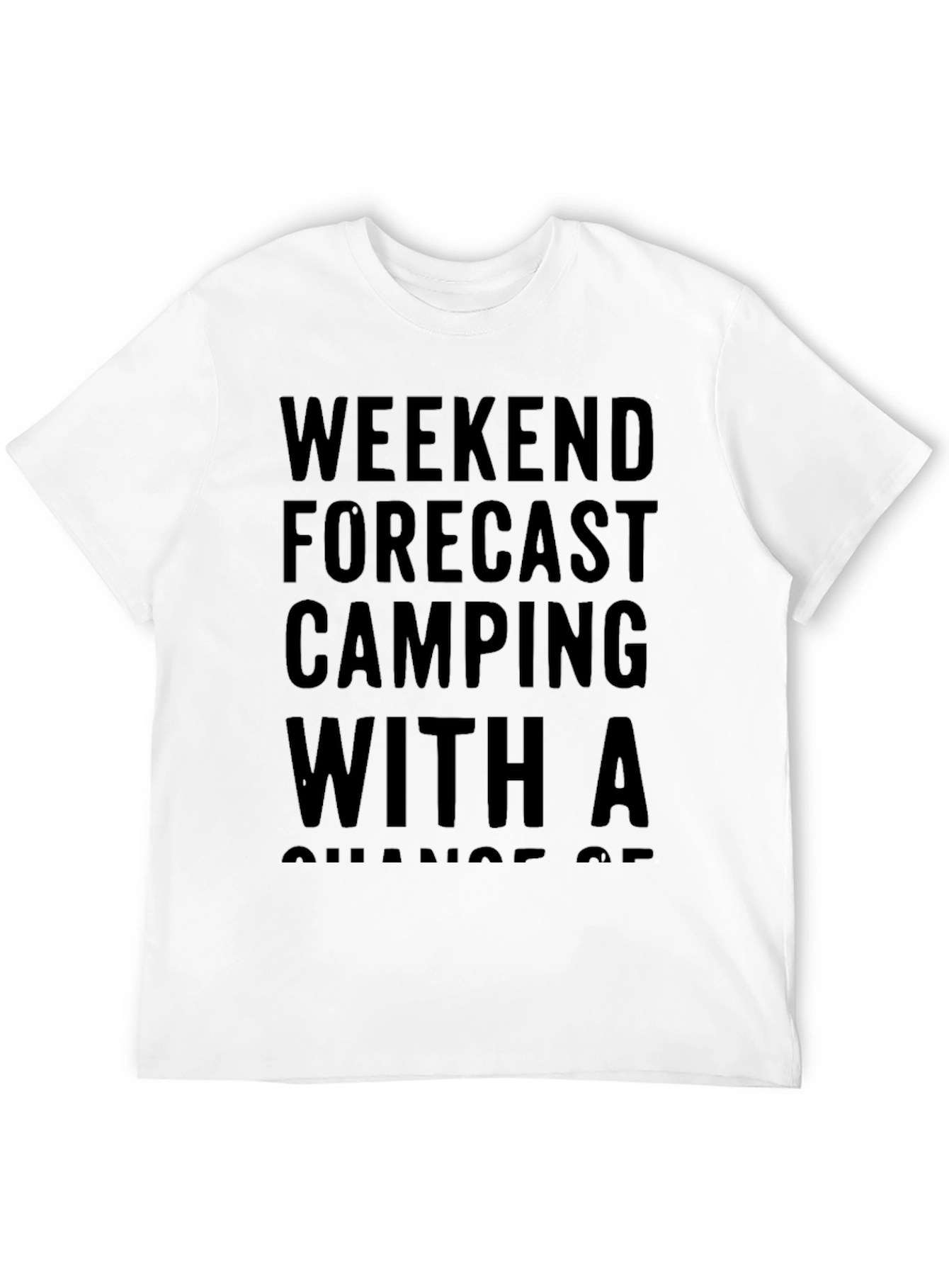 Camping Forecast Graphic Tee