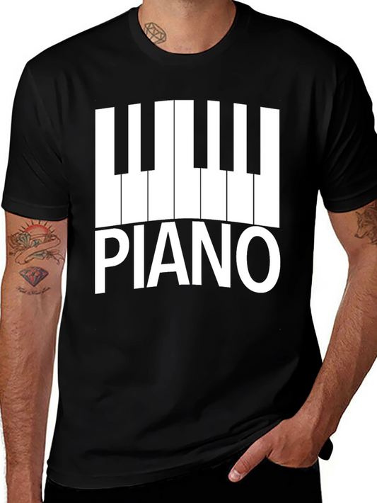 Piano Keyboard T-Shirt - Music Lover Tee