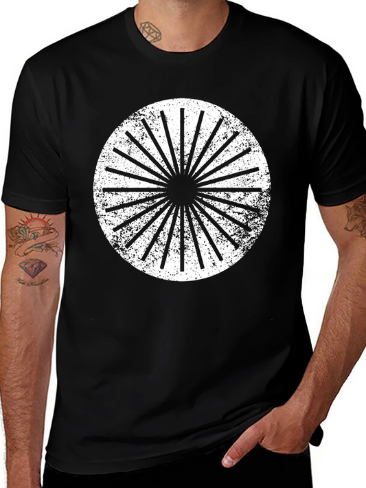 Distressed Sunburst Graphic Tee