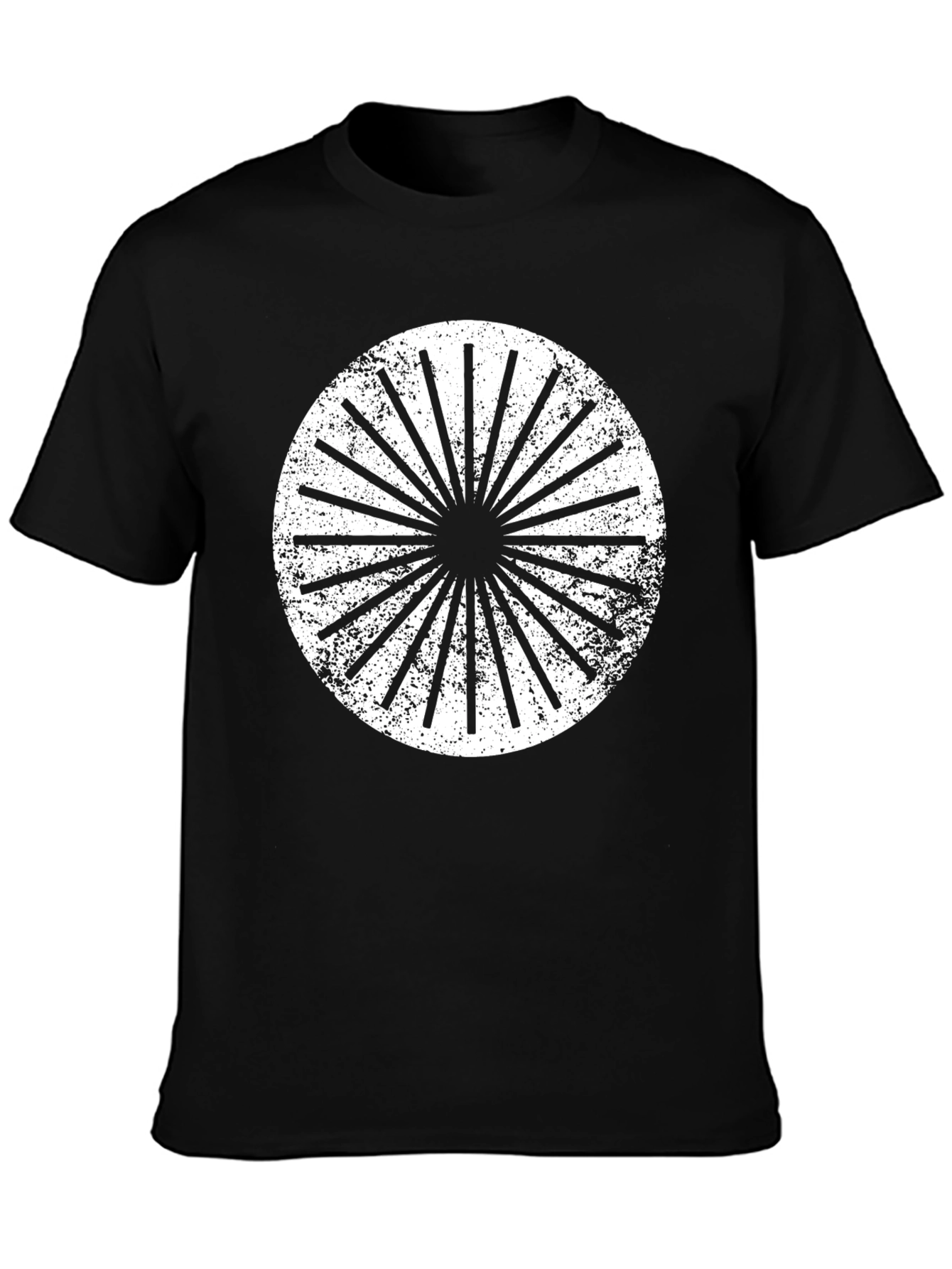 Distressed Sunburst Graphic Tee