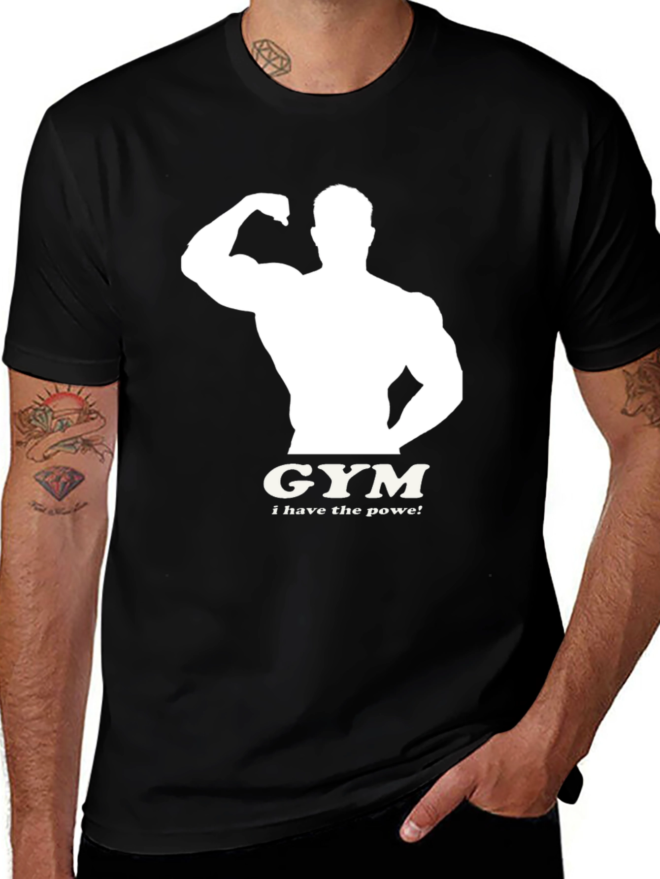 Gym Muscle T-Shirt - I Have the Power!