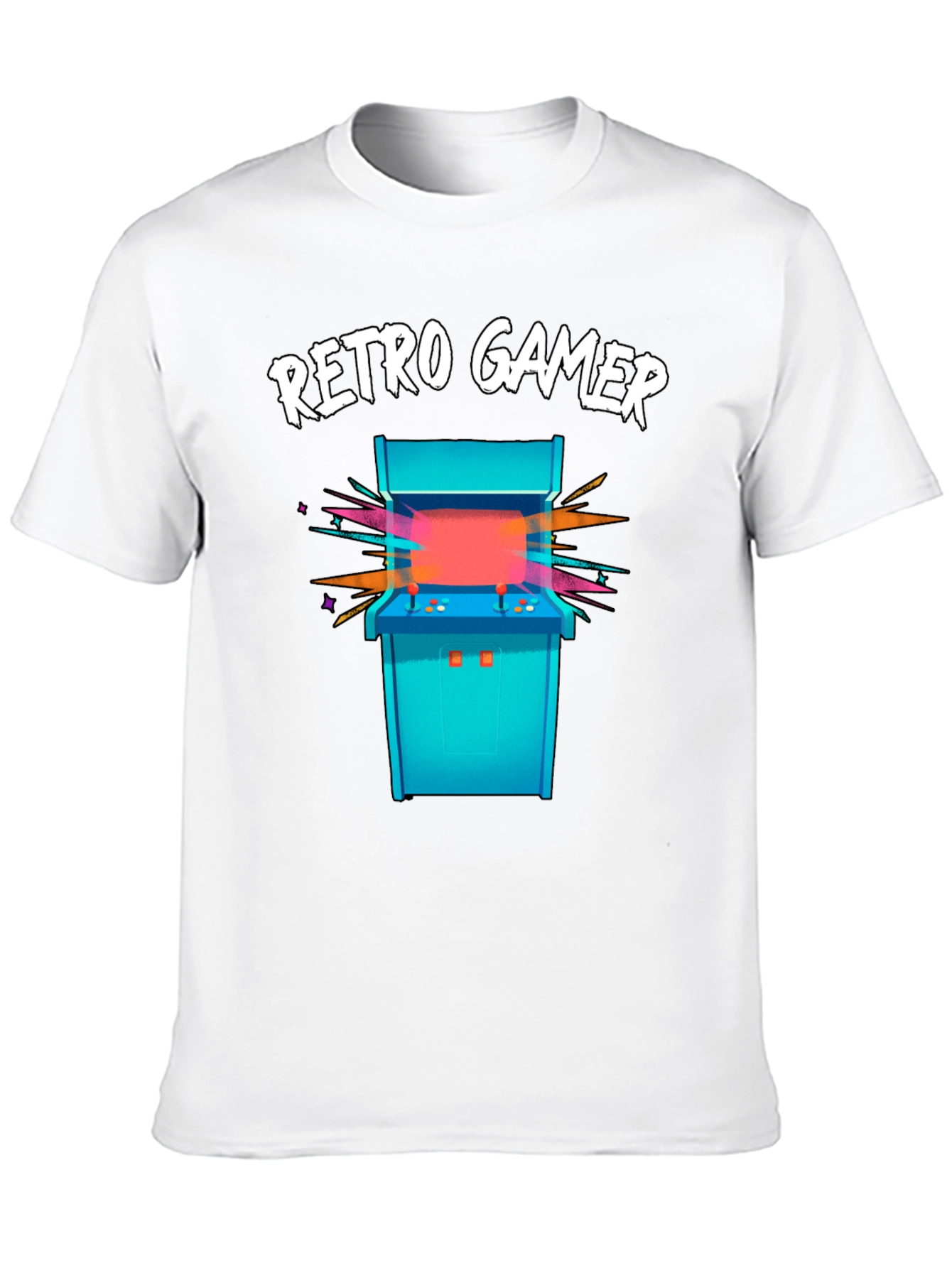 Retro Gamer Arcade T-Shirt - Black