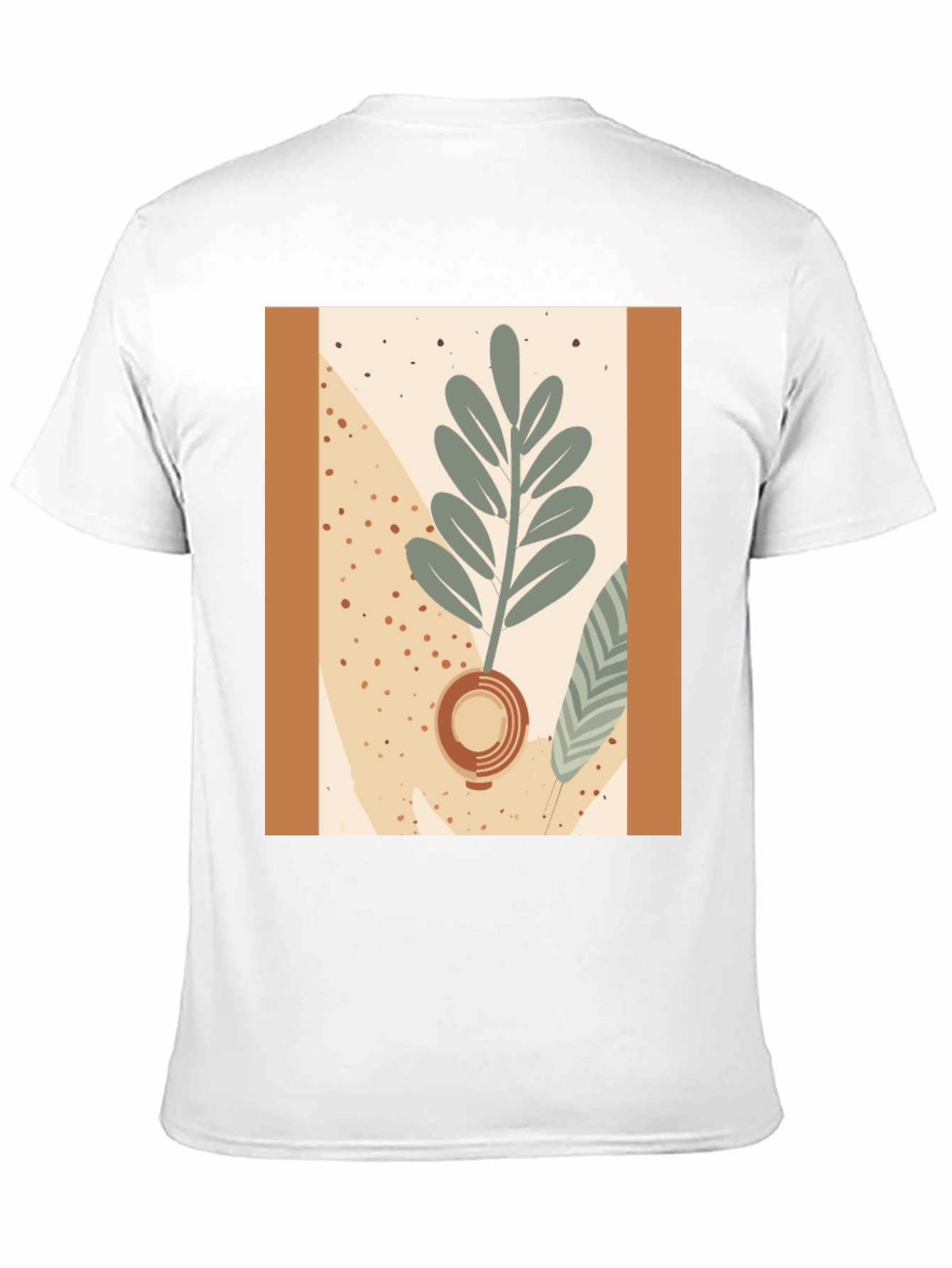 Modern Abstract Botanical T-Shirt