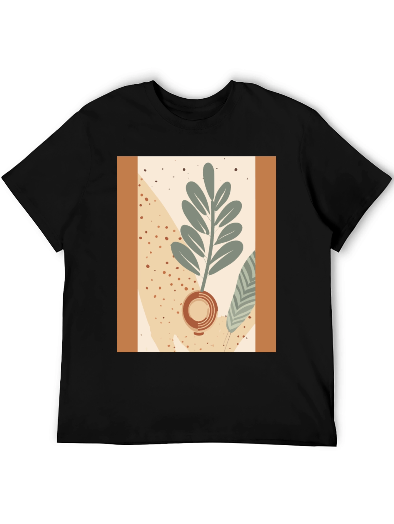 Modern Abstract Botanical T-Shirt