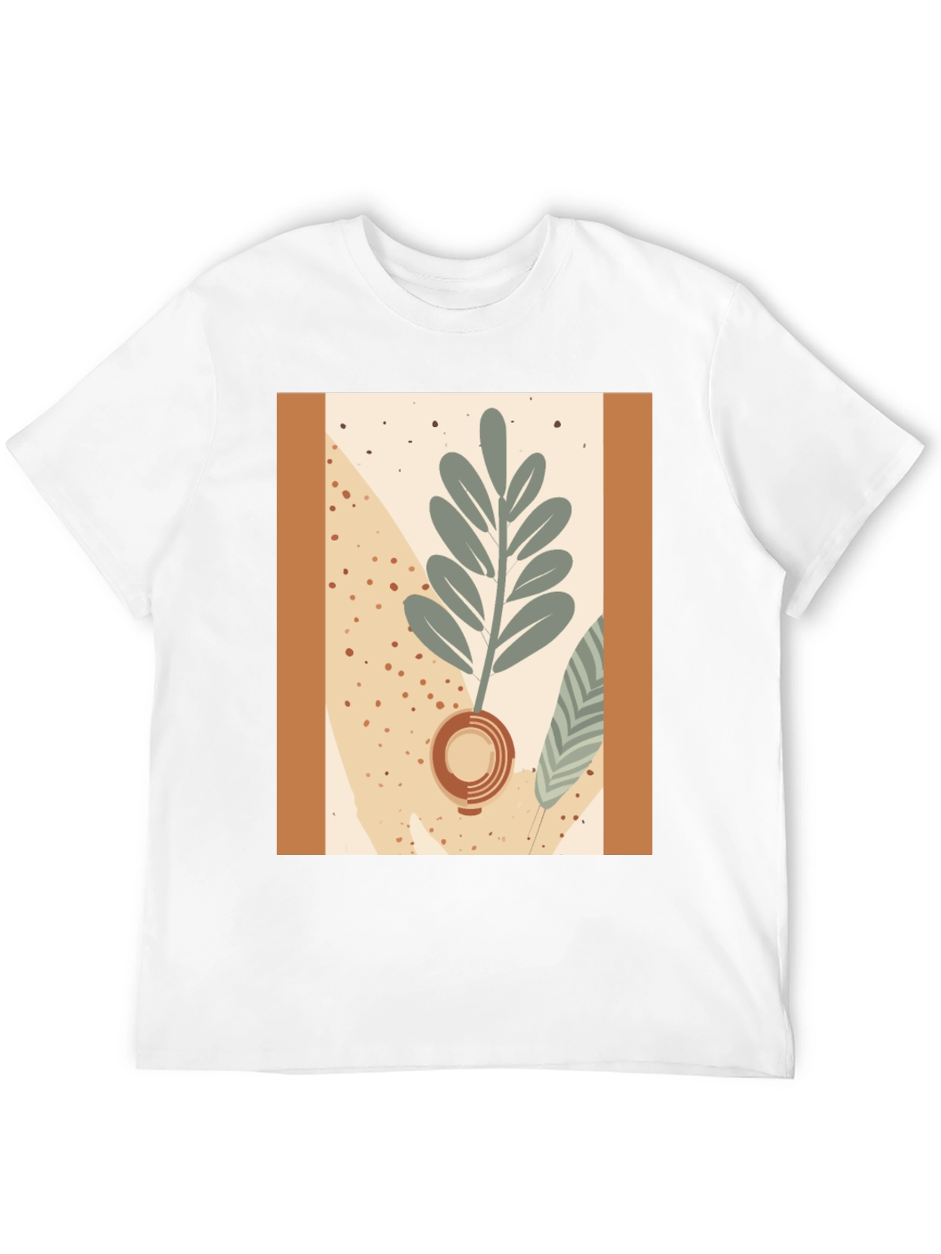 Modern Abstract Botanical T-Shirt