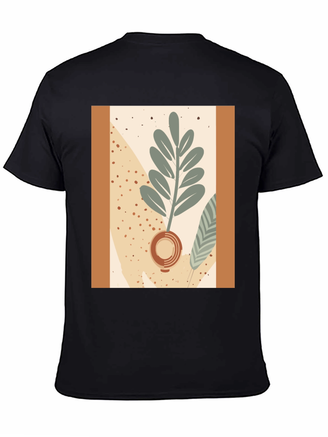Modern Abstract Botanical T-Shirt