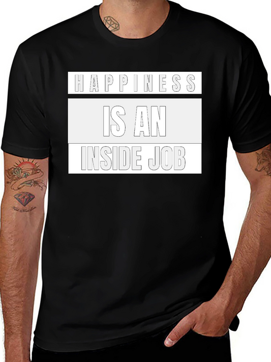 Happiness Inside Job Graphic Tee