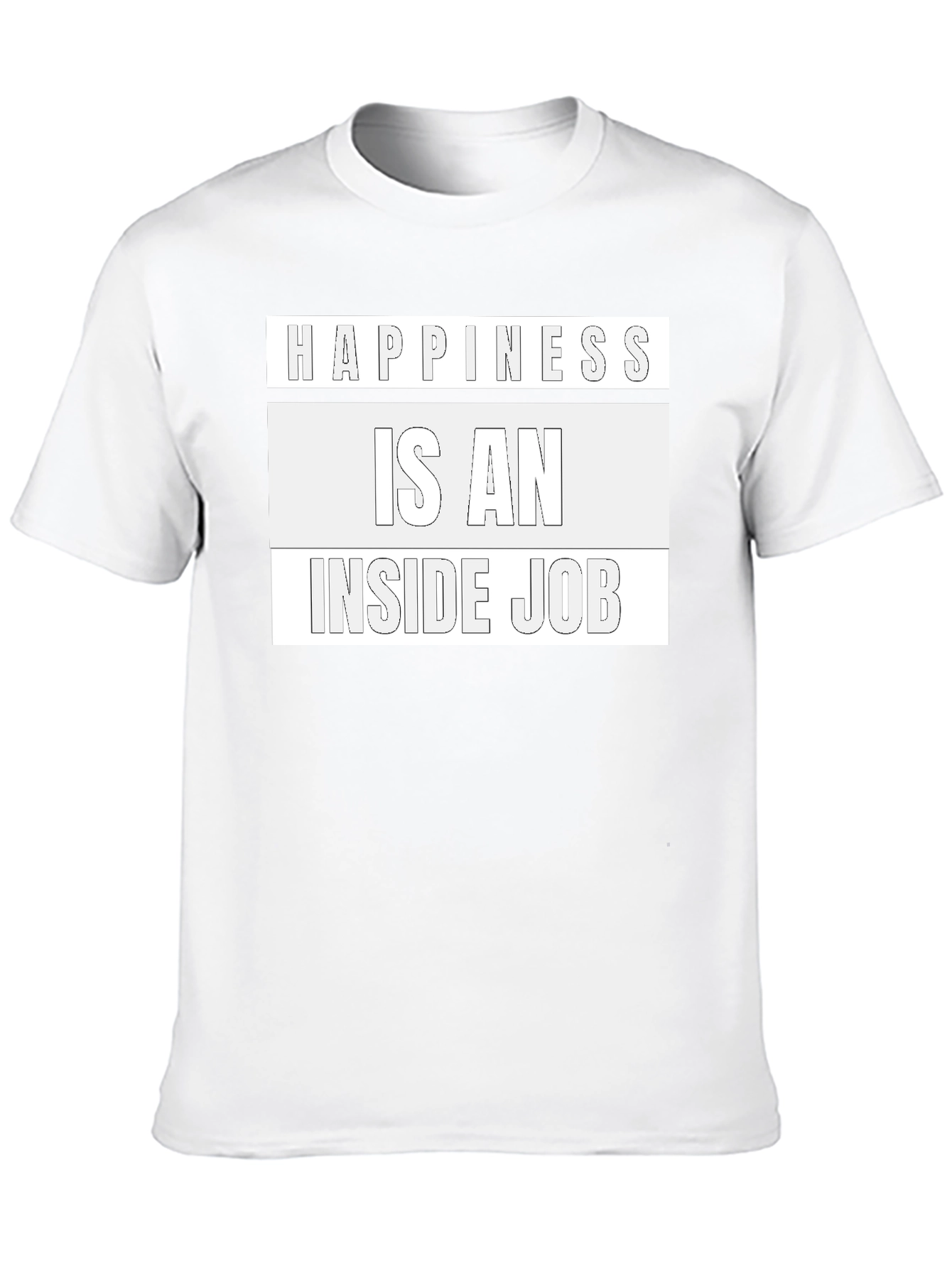 Happiness Inside Job Graphic Tee