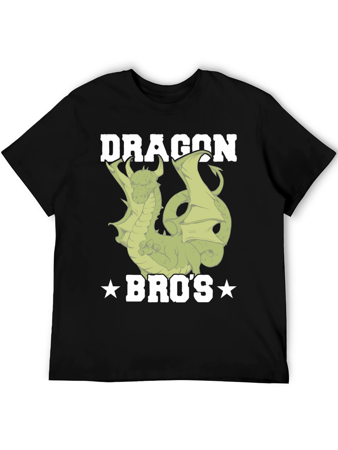 Dragon Bros Graphic Tee - Cool Dragon Design