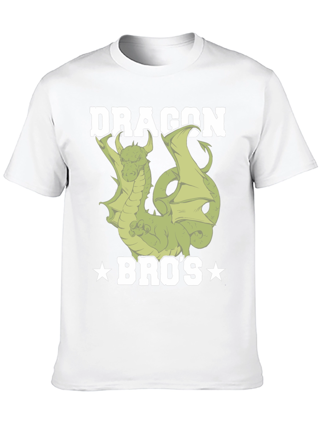Dragon Bros Graphic Tee - Cool Dragon Design