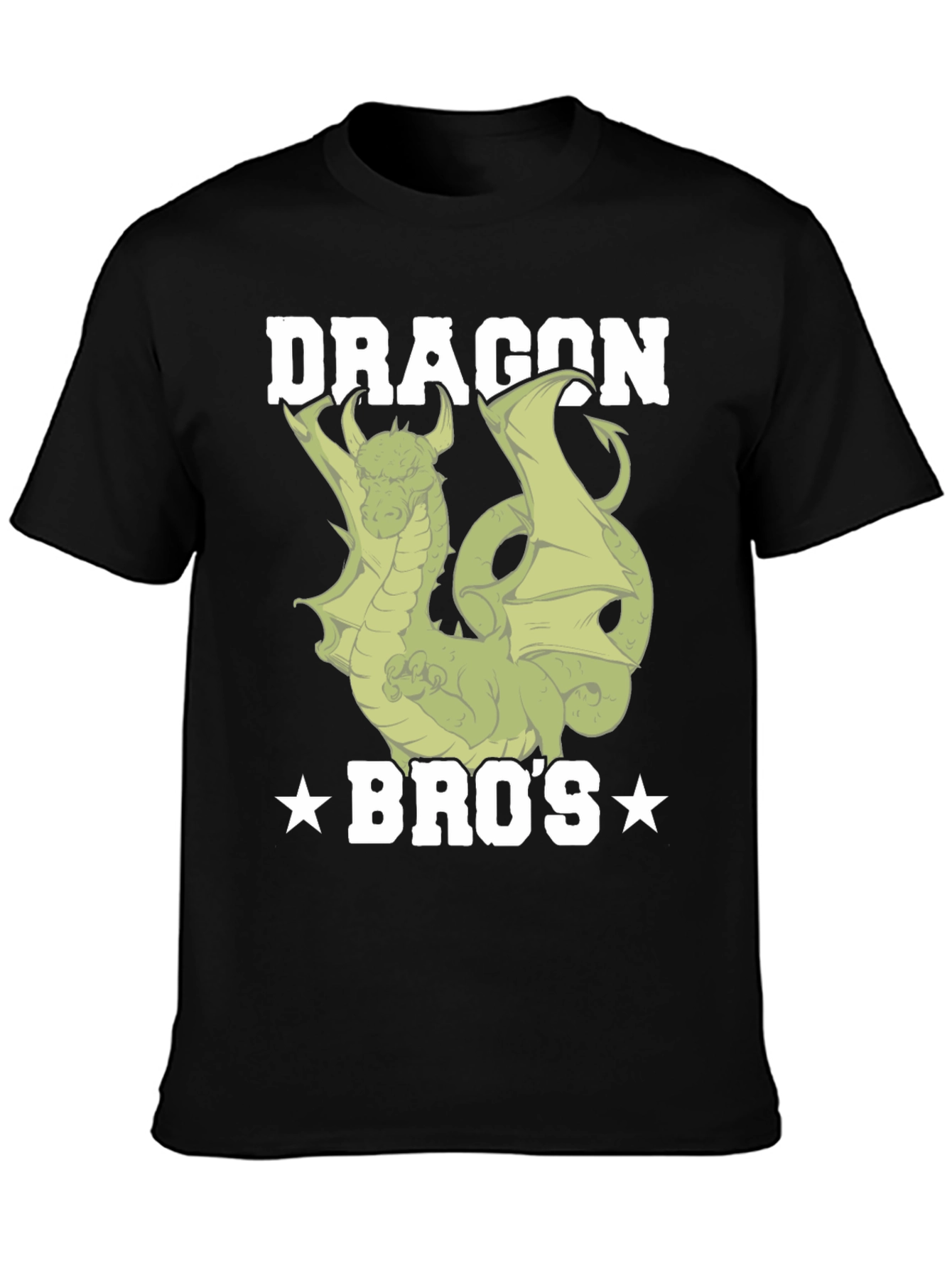 Dragon Bros Graphic Tee - Cool Dragon Design