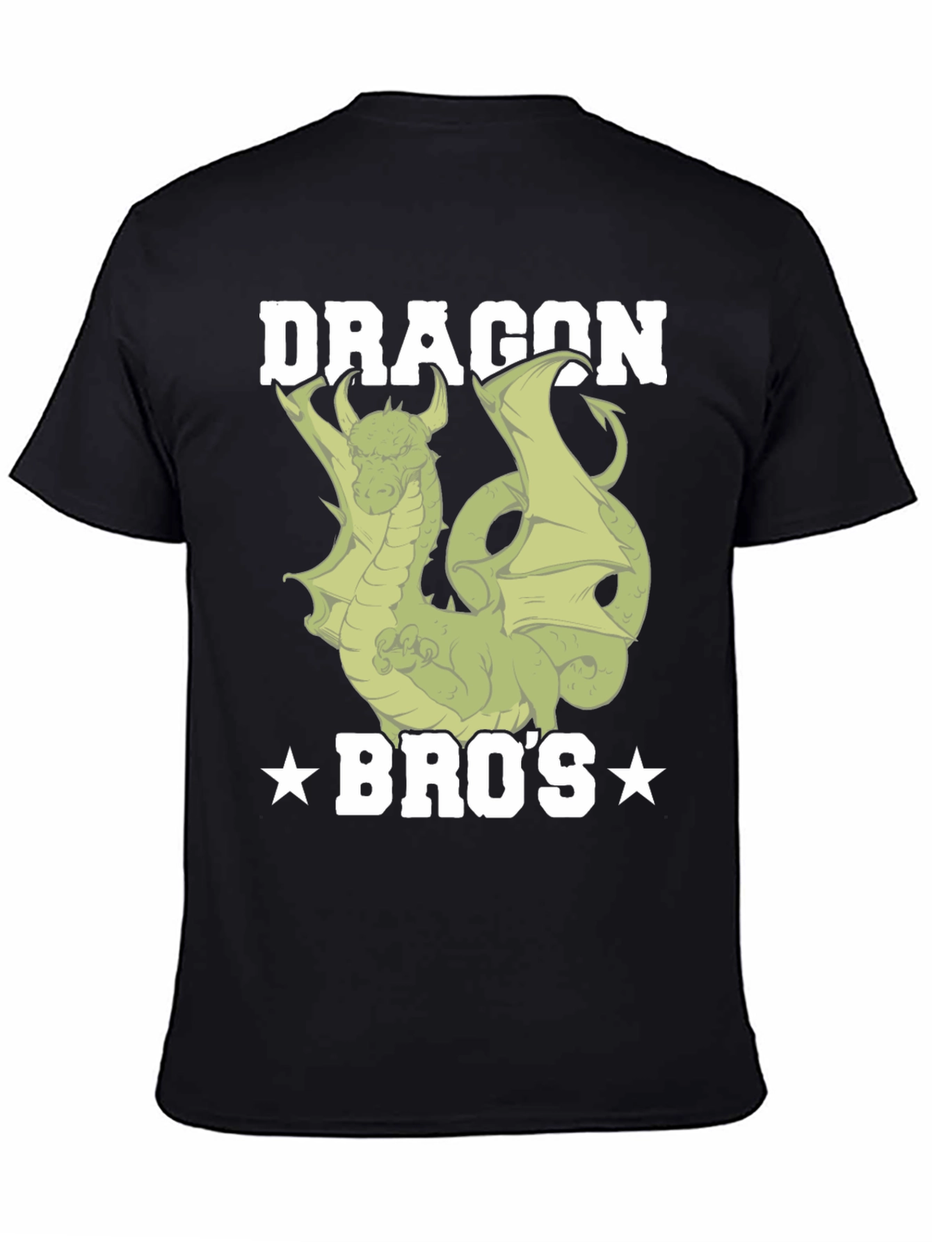 Dragon Bros Graphic Tee - Cool Dragon Design