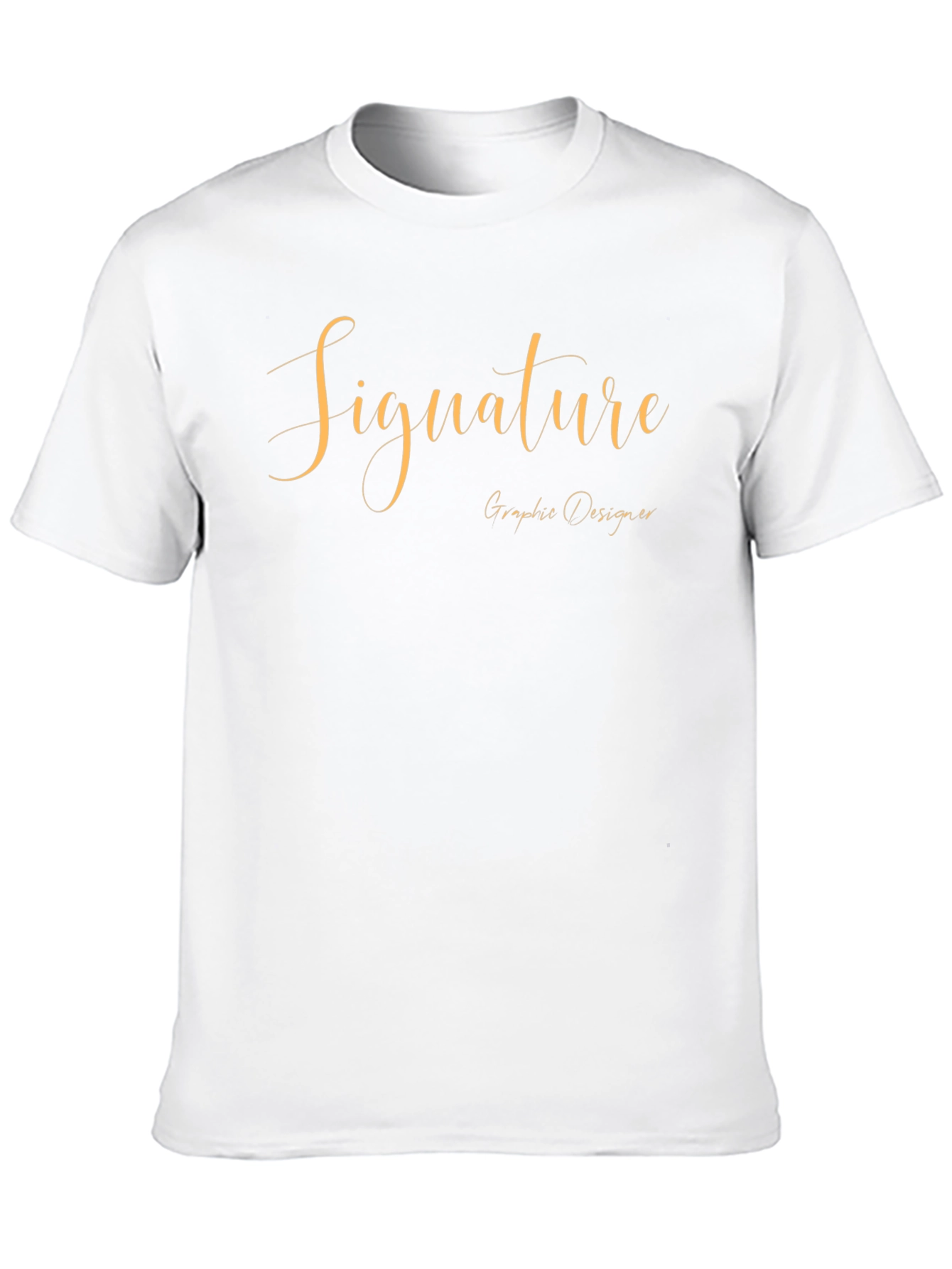 Signature Graphic Designer Black T-Shirt